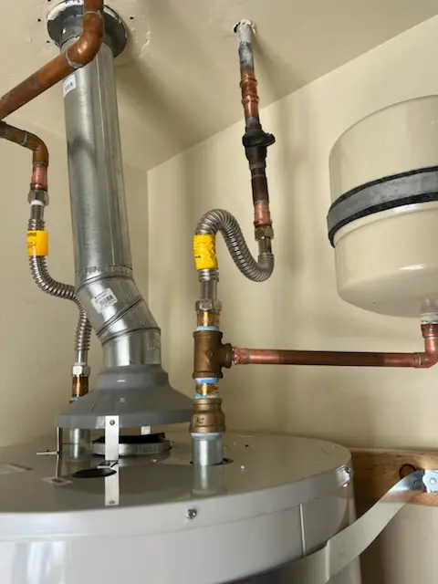 Water heater installation and plumbing repair in Clover